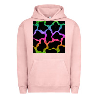 Pigment Salmon cow glitter seamless pattern Urban Hoodie - BundleAndBundleShop