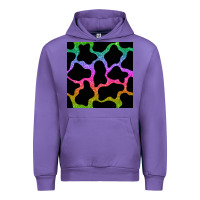 Tulip cow glitter seamless pattern Urban Hoodie - BundleAndBundleShop