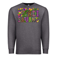 Charcoal Heather Mardi Saurus Premium Sweatshirt - HowdyJamesFarm
