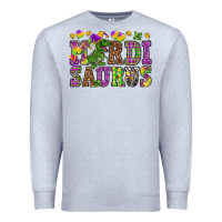 Heather Grey Mardi Saurus Premium Sweatshirt - HowdyJamesFarm