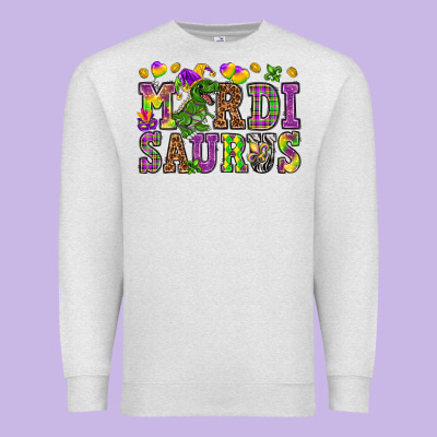 Mardi Saurus Premium Sweatshirt Designed By Howdyjamesfarm
