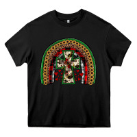 Black cross rainbow Heavy Core Tee - JahusDesignShop