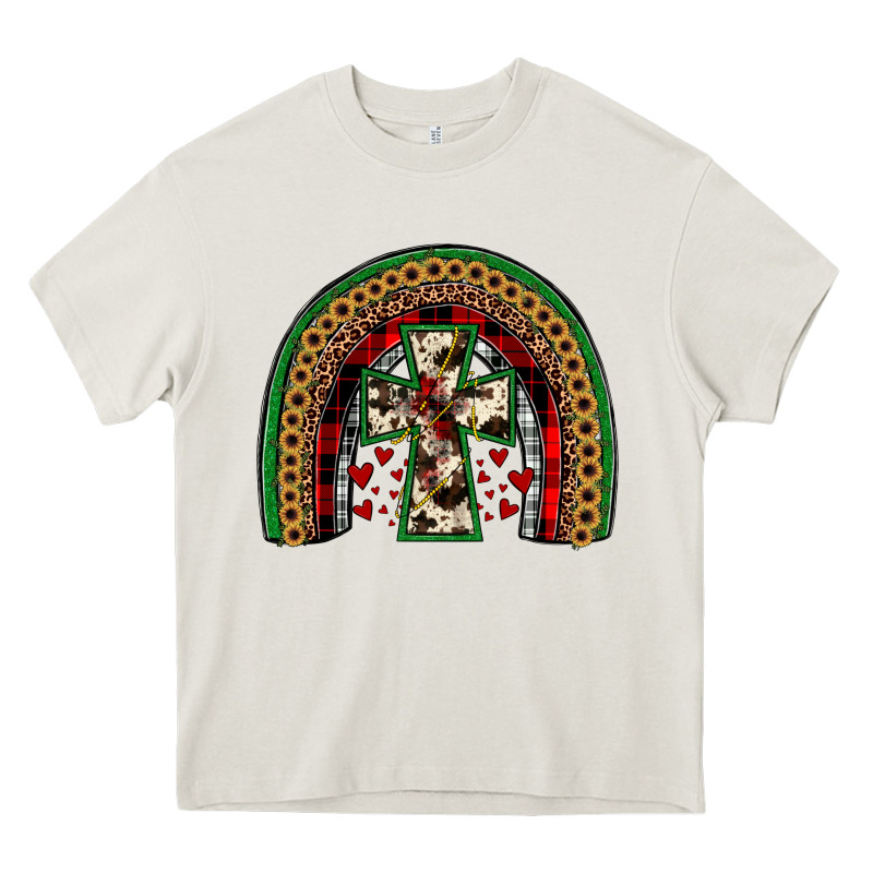 Cross Rainbow Heavy Core Tee by JahusDesignShop | Teevron
