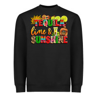 Black tequila lime and sunshine Heavyweight Sweatshirt - LillyAllenDesigns