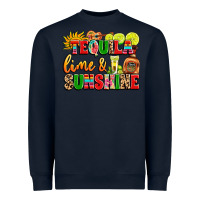 Navy tequila lime and sunshine Heavyweight Sweatshirt - LillyAllenDesigns
