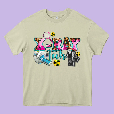 X Ray Tech Heavy Core Tee Designed By Adodesignshop