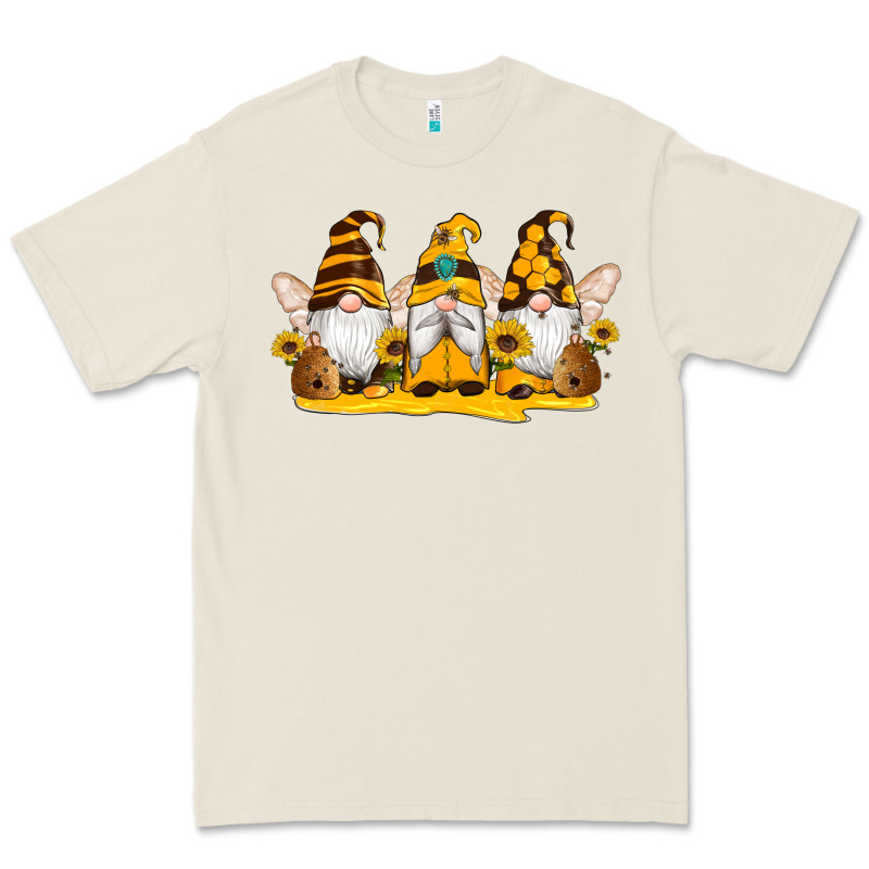 Western Bee Gnomes Beehive Honey Sunflowers Premium Tee by Artiststas | Teevron