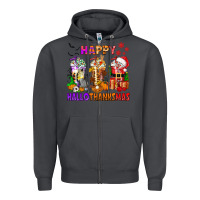 Smoke happy hallothanksmas coffee cups Zipper Hoodie - texasbilliewilder