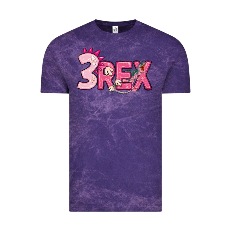 Pink Three Rex Vintage Tee by MaliasSmallBusiness | Teevron