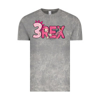 Cloud Rock pink three rex Vintage Tee - MaliasSmallBusiness