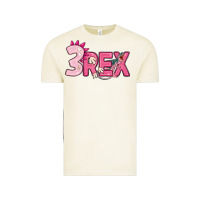 Vintage Arctic pink three rex Vintage Tee - MaliasSmallBusiness