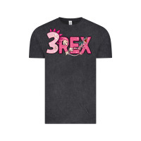 Vintage Black pink three rex Vintage Tee - MaliasSmallBusiness