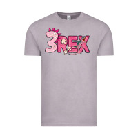Vintage Zinc pink three rex Vintage Tee - MaliasSmallBusiness