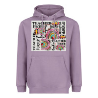 Lavender teacher tumbler Heavyweight Hoodie - CowGirlArtShop