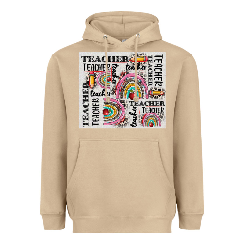 Teacher Tumbler Heavyweight Hoodie by CowGirlArtShop | Teevron