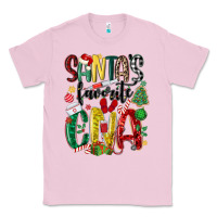 Bubblegum Pink santas favorite cna nurse Classic Tee - MaliasSmallBusiness