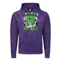 Cloud Purple shamrock and roll Vintage Hoodie - MaliasSmallBusiness
