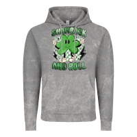 Cloud Rock shamrock and roll Vintage Hoodie - MaliasSmallBusiness