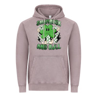 Vintage Zinc shamrock and roll Vintage Hoodie - MaliasSmallBusiness