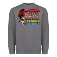 Storm mexican sugar skull latina chingona bonita Heavyweight Sweatshirt - LillyAllenDesigns