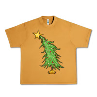 Peanut Butter trendy christmas tree Urban Heavy Tee - MaliasSmallBusiness