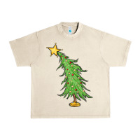 Sandshell trendy christmas tree Urban Heavy Tee - MaliasSmallBusiness