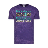 Cloud Purple this is what an awesome dental hygienist looks like Vintage Tee - JahusDesignShop