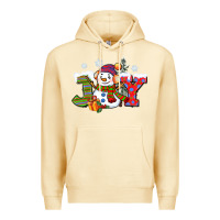 Pina Colada christmas joy snowman Premium Hoodie - CowGirlArtShop