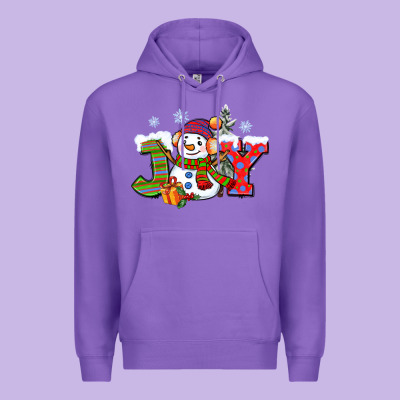 Christmas Joy Snowman Premium Hoodie Designed By Cowgirlartshop