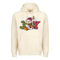 Sandshell christmas joy snowman Premium Hoodie - CowGirlArtShop