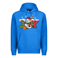 True Royal christmas joy snowman Premium Hoodie - CowGirlArtShop