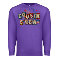 Purple Cousin crew 4th of july Premium Sweatshirt - CowGirlArtShop