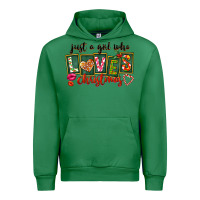 Emerald Just A Girl Who Loves Christmas Urban Hoodie - FaDigitalArtStudio