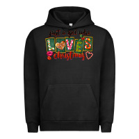 Pigment Black Just A Girl Who Loves Christmas Urban Hoodie - FaDigitalArtStudio
