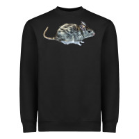 Black packrat aka, woodrat Heavyweight Sweatshirt - LillyAllenDesigns