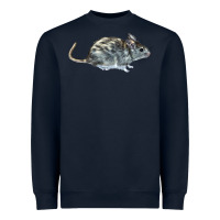 Navy packrat aka, woodrat Heavyweight Sweatshirt - LillyAllenDesigns