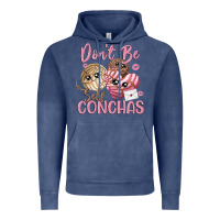 Vintage Denim don't be self conchas Vintage Hoodie - MaliasSmallBusiness