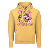 Vintage Mustard don't be self conchas Vintage Hoodie - MaliasSmallBusiness