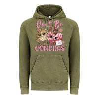 Vintage Olive don't be self conchas Vintage Hoodie - MaliasSmallBusiness