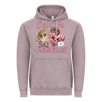 Vintage Zinc don't be self conchas Vintage Hoodie - MaliasSmallBusiness