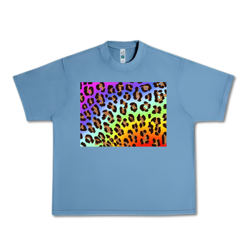 Leopard Background Rainbow 3200x2400 Urban Heavy Tee by AdoDesignShop | Teevron