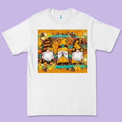 Western Bee Gnomes  Honeycomb  Leopard Turquoise Wooden Serape Premium Tee Designed By Artiststas
