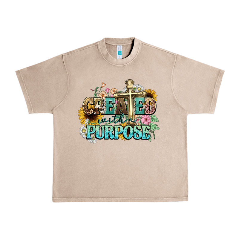 Created With A Purpose Urban Heavy Tee by NancyCooperArtShop | Teevron