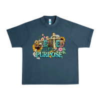 Midnight Navy created with a purpose Urban Heavy Tee - NancyCooperArtShop