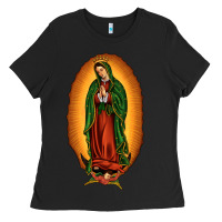 Black our lady of Guadalupe Ladies Tee - JahusDesignShop