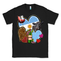 Black Argentina hearts Classic Tee - NancyCooperArtShop
