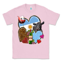 Bubblegum Pink Argentina hearts Classic Tee - NancyCooperArtShop