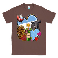 Chestnut Argentina hearts Classic Tee - NancyCooperArtShop