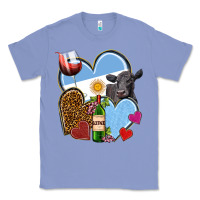 Colony Blue Argentina hearts Classic Tee - NancyCooperArtShop