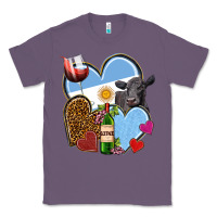 Lavender Argentina hearts Classic Tee - NancyCooperArtShop